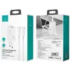 Usams Kit chargeur type-C vers type-C (65 W), Chargeur USB, Blanc