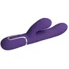 PRETTYLOVE Mariana Vibrator 4 In 1 Silicone Purple