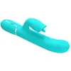 PRETTYLOVE Gigi Vibrator Licking And Thumping Turquoise