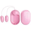 PRETTYLOVE Fun Box Vibrating Bullets With Remote Pink Usb