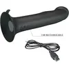 Pretty Love - Murray - Vibrerende Dildo - 19 cm - Zwart - USB Oplaadbaar - Siliconen