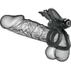 PRETTY LOVE MALE | Pretty Love - Double Ring Vibrator With Black Stimu...