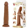 Pretty Love - Sharife - Sliding Skin Realistische Dildo 25,4cm - Bruin