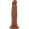 Pretty Love - Keon - Realistische Sliding Skin Dildo - 21,4 cm - Bruin