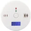 ZISONIX Détecteur de Monoxyde de Carbone CO Gaz portable Surveillance Capteur Empoisonnement Avertissement d'alarme du Testeur Blanc