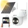 (2K Upgrade) ANRAN 3MP Caméra de surveillance sans fil Wifi extérieure...