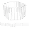 VOUNOT Barriere de securite cheminee pliable 3.75M 6 panneaux blanc