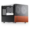Jonsbo V12 Boîtier PC, mini-tour, Micro-ATX - noir, Boîtier PC, Noir