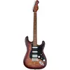 Mooer MSC20 Pro Amber Brown elektrische gitaar met gigbag