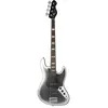 Mooer MBJ412 Dark Silver elektrische basgitaar met deluxe gigbag