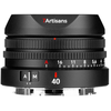 7artisans AF 40 mm f/2,5 - Monture L - Plein format - Noir (Monture L,...