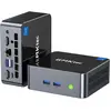 GMKtec Mini PC M3 Intel i5-12450H 16GB RAM + 512GB SSD WIN 11 Pro, PC