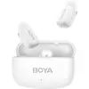 Boya MINI-13 2.4 GHz Ultra-Mini draadloze microfoon 2TX+2RX, wit