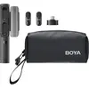 Boya Microphone Sans Fil Pour Caméra Magic 05 2 Tx + 1 Rx Usb-c