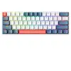 Machenike K500-B61 Clavier de jeu mécanique filaire avec rétroéclairag...