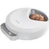 Rojeco F26 4 Meals Cat Feeder Button Version with 2 Ice Packs (white),...