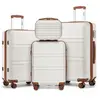 Kono Set de 4 Valises Rigide Bagage Cabine 55/65/74cm Valises de Voyag...