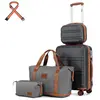 Kono Set de 4 Valises de Voyage Rigide Bagage Cabine 55cm avec Portabl...