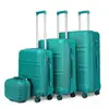 Kono Set de 4 Valises Rigide Bagage Cabine 55cm + Valise Moyenne 65cm+...