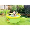 Jilong 3D spary Pool Piscine gonflable en forme de dinosaure Couleur Vert, 17786