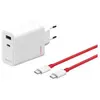 OnePlus Chargeur SuperVOOC 120 W avec 2 Ports + Câble USB-C