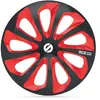 4 enjoliveurs noir/rouge sparco sicilia 14 pouces