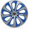 4 enjoliveurs argent/bleu sparco sicilia 15 pouces