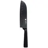 Bergner Black Blade Santoku Couteau Noir 17,5 cm