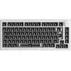 Akko 5075B Via Barebone Gaming Tastatur, 75% - ANSI, Moon White (Bareb...