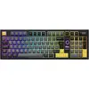 Akko 5098B Plus mit Bildschirm (DE, Sans fil), Clavier, Noir, Or
