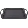 San Ignacio Compact - Plancha Grill 45 x 27 cm - Aluminium moulé - Whitford - Intérieur noir et extérieur noir - Résistant avec point d'induction