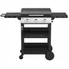 BIGHORN Plancha gaz de 3 brûleurs avec chariot et couvercle 7.2kw