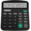 Calculatrice de Poche - Calculette Simple - 12 Chiffres - Noir - 160g