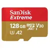 SanDisk Extreme carte mémoire Micro SDXC 128 Go A2 Classe 10 U3 V30 vitesse de lecture 190Mo/s ,écriture 90Mo/s version 2022