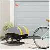 Nouveau Remorque de vélo - BMD - max 40kg - noir et jaune 30 kg fer BE...