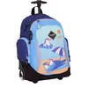 Sac à dos à roulettes - BODYPACK - Farniente - Tissu recyclé - Primaire - Bleu
