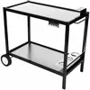 Desserte - Inox - Plateau Inox - 88,5 x 44 cm - Pour Plancha