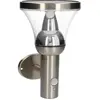 AREV Applique Solaire Bastide 6w 600lm Detecteur De Mouvement - Inox