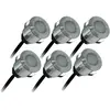 AREV Lot 6 spots extérieur encastrables 4.5W 3000K 6x15lm Ø35 Inox - PATIO