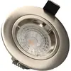 Lot 3 Spots Acier Encastrables Fixes Saphyr Gu10 5w 380lm Blanc Neutre