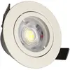 Kit 3 Spots Blancs Encastrables Jade Orient. Module Triac 5w, 2700k, 4...