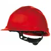 Delta plus - Casque fonctionne polypropylène ajustement rotor rouge