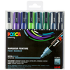 Posca Set de 8 Marqueurs PC5M Pte conique moyenne Assortis Froid