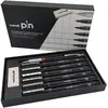 Coffret de 6 feutres Uni-Ball Pin avec 1 porte-mine et 1 gomme