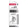 Uni Pin comics set 5 stuks - Fineliner set voor het tekenen van Comics