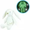 JEMINI Luminou Lapin blanc Peluche lumineuse naturelle fonctionne sans...