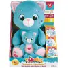 Peluche douce - JEMINI - TOONIES - Maman Chat intéractive et son bébé ...