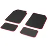 DBS Tapis de sol universel Kit complet avant et arrière Rouge Moquette...