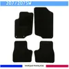 Tapis de voiture - Sur Mesure pour 207 / 207 SW / 207+ (2006 - 2014) - 4 pièces - Tapis de sol antidérapant pour automobile