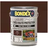 Lasure opaque Très haute protection - Brun RAL 8011 satin - BONDEX - 5...